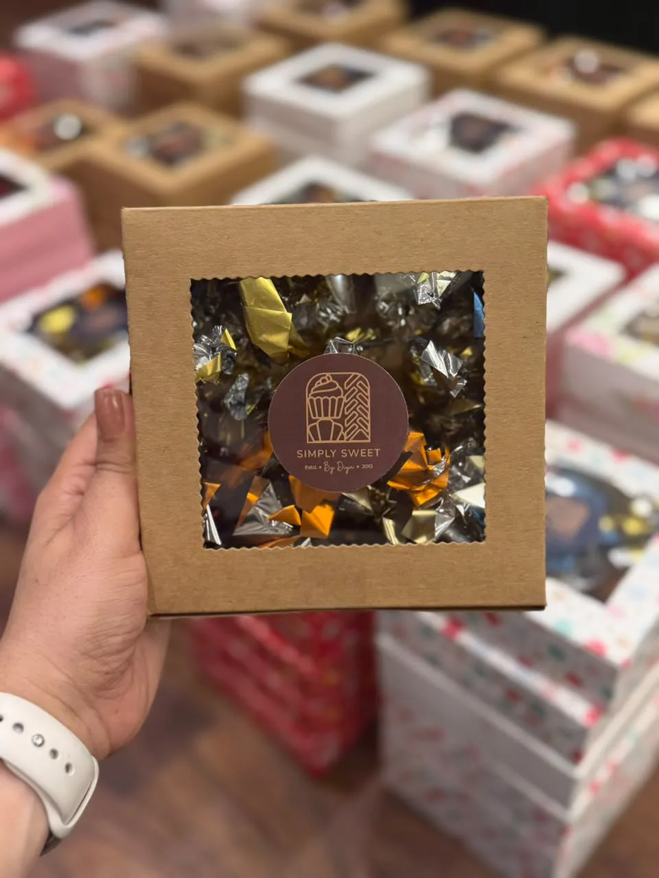 Kraft chocolate box by Simply Sweet Udaipur