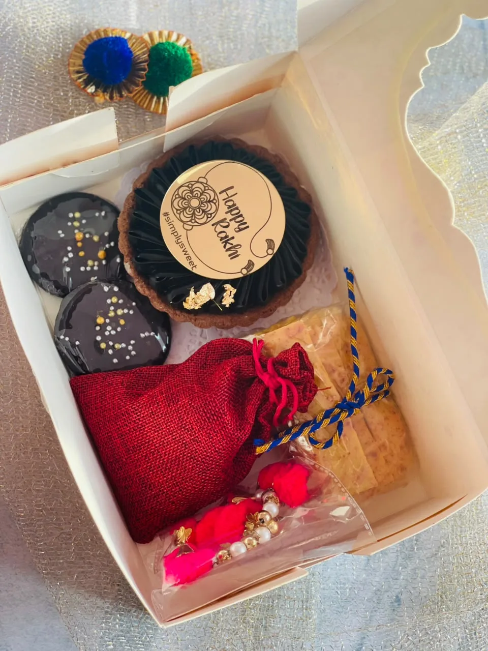 Rakhi gift set by Simply Sweet Udaipur
