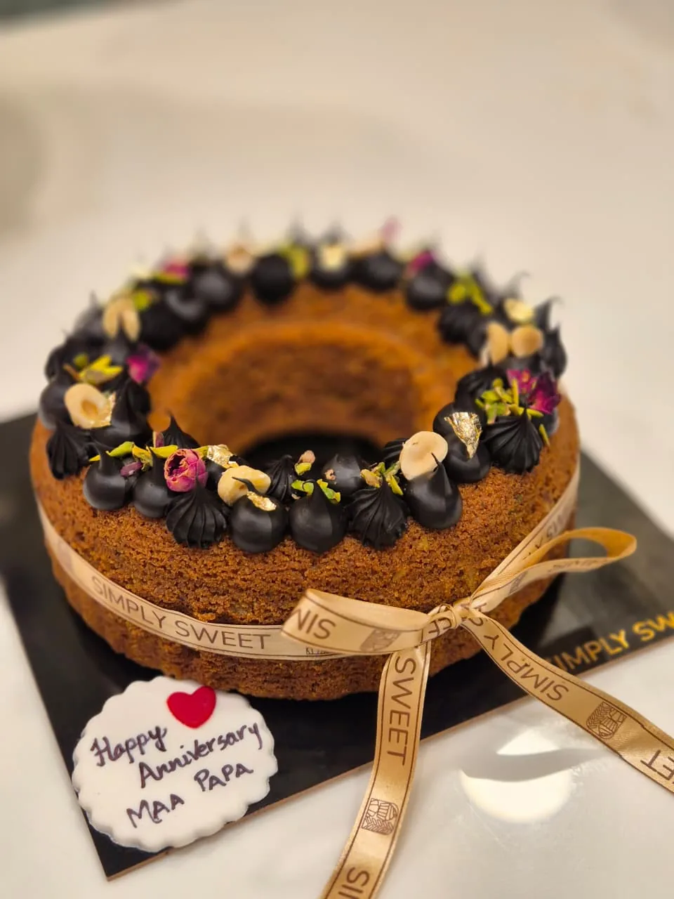 Sugar free seasonal fruit cake by Simply Sweet Udaipur