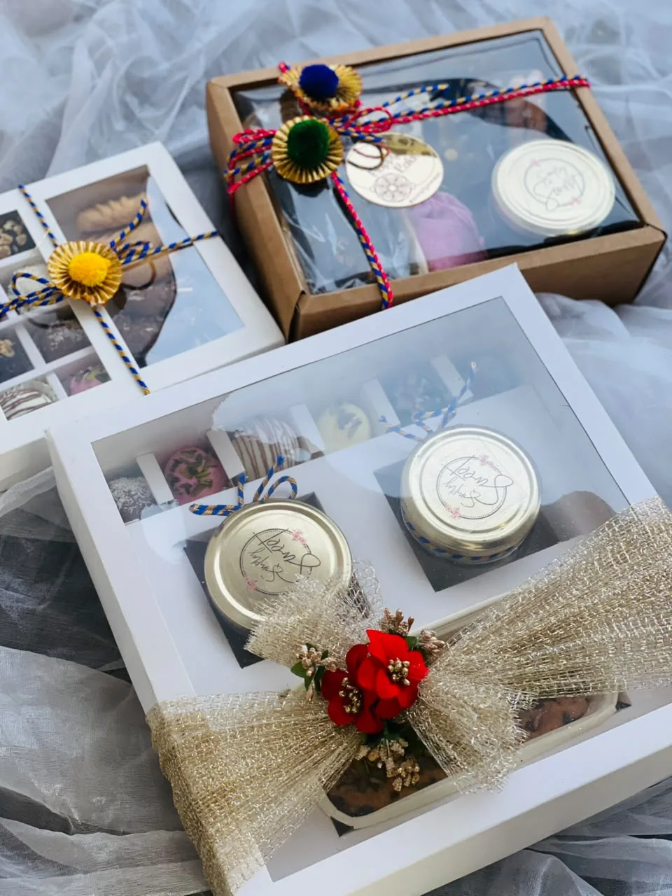 Wedding favour box by Simply Sweet Udaipur
