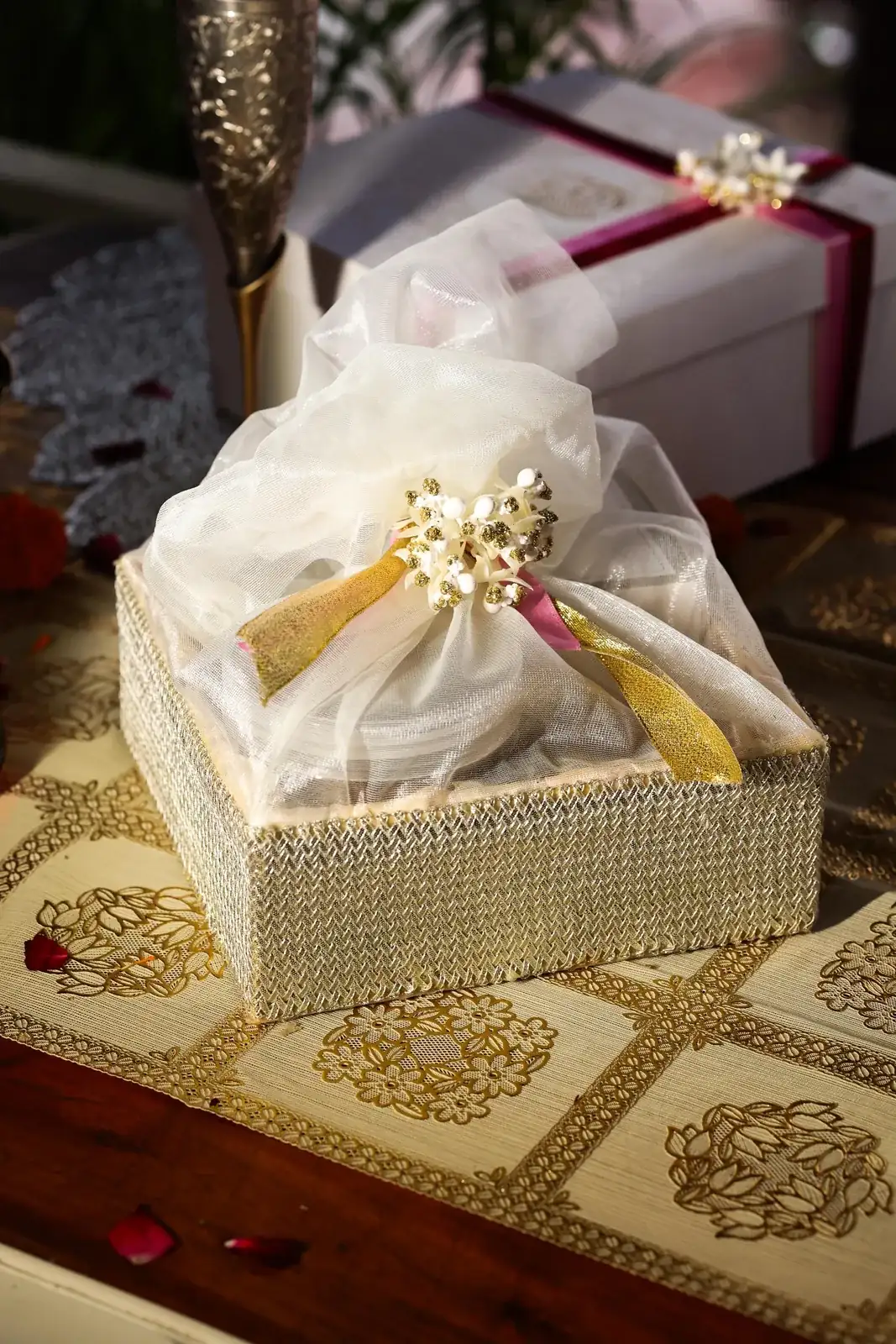 Wrapped gift box by Simply Sweet Udaipur